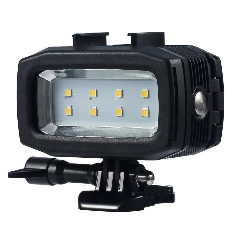 

Waterproof Underwater Diving 8 LED Lamp Light for GoPro Hero 13 12 11 10 9 8 7 6 5 4 3 3+ Sports Cameras