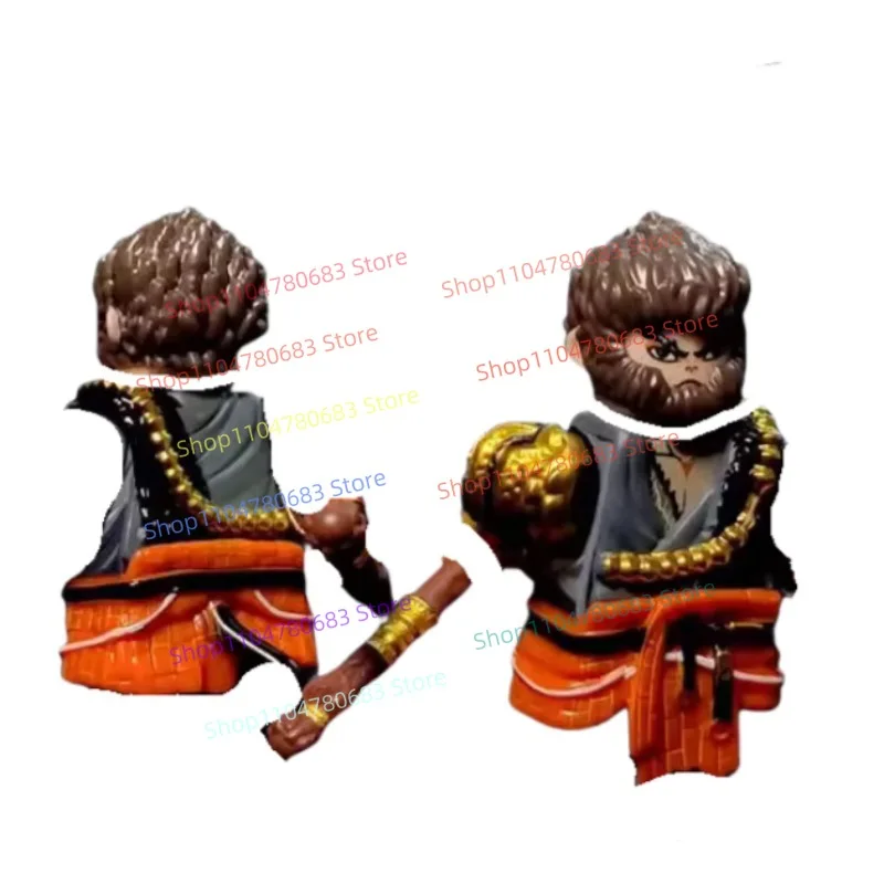 

MOC Building Blocks Mini Figures Anime Black Myth Series Goku Armor Accessories Ornaments Toys Holiday Gift