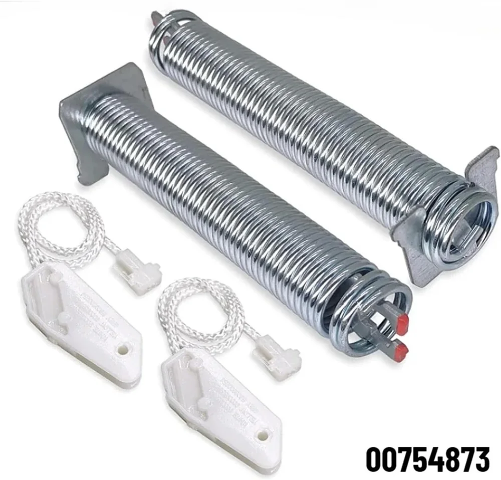 2 قطعة 00754873 طقم كابل زنبركي لباب غسالة الأطباق لقطع غيار المفصلي Bosch Thermador Gaggenau 00626664، 3279710، AP5802936،