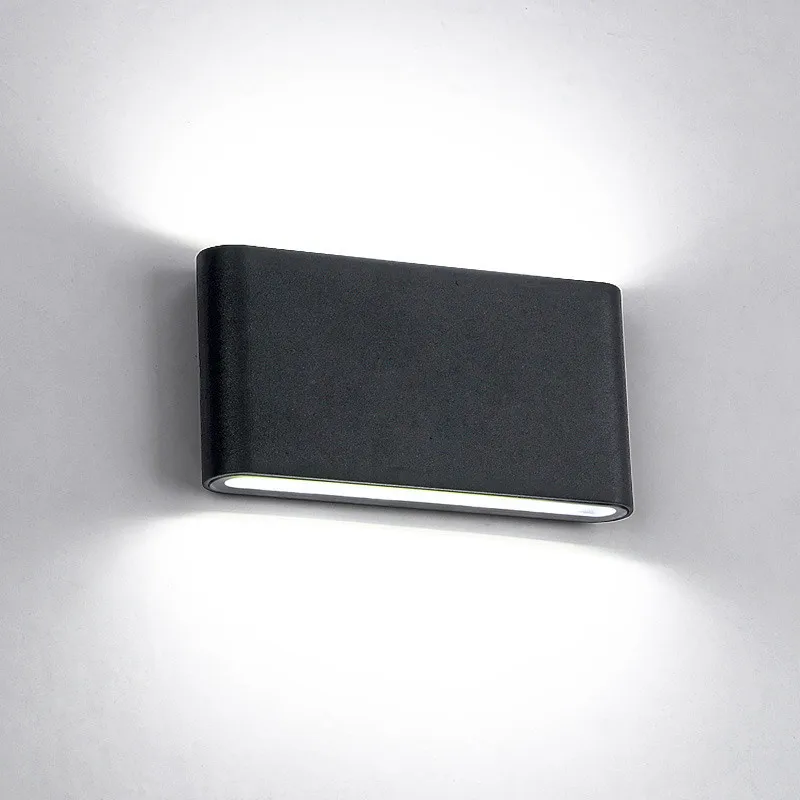 DC12-24V Wall Light Aluminum 6W 12W Indoor Wall Lamp IP65 Waterproof Up Down Corridor Lights for Home Stairs Bedroom Bedside view 6