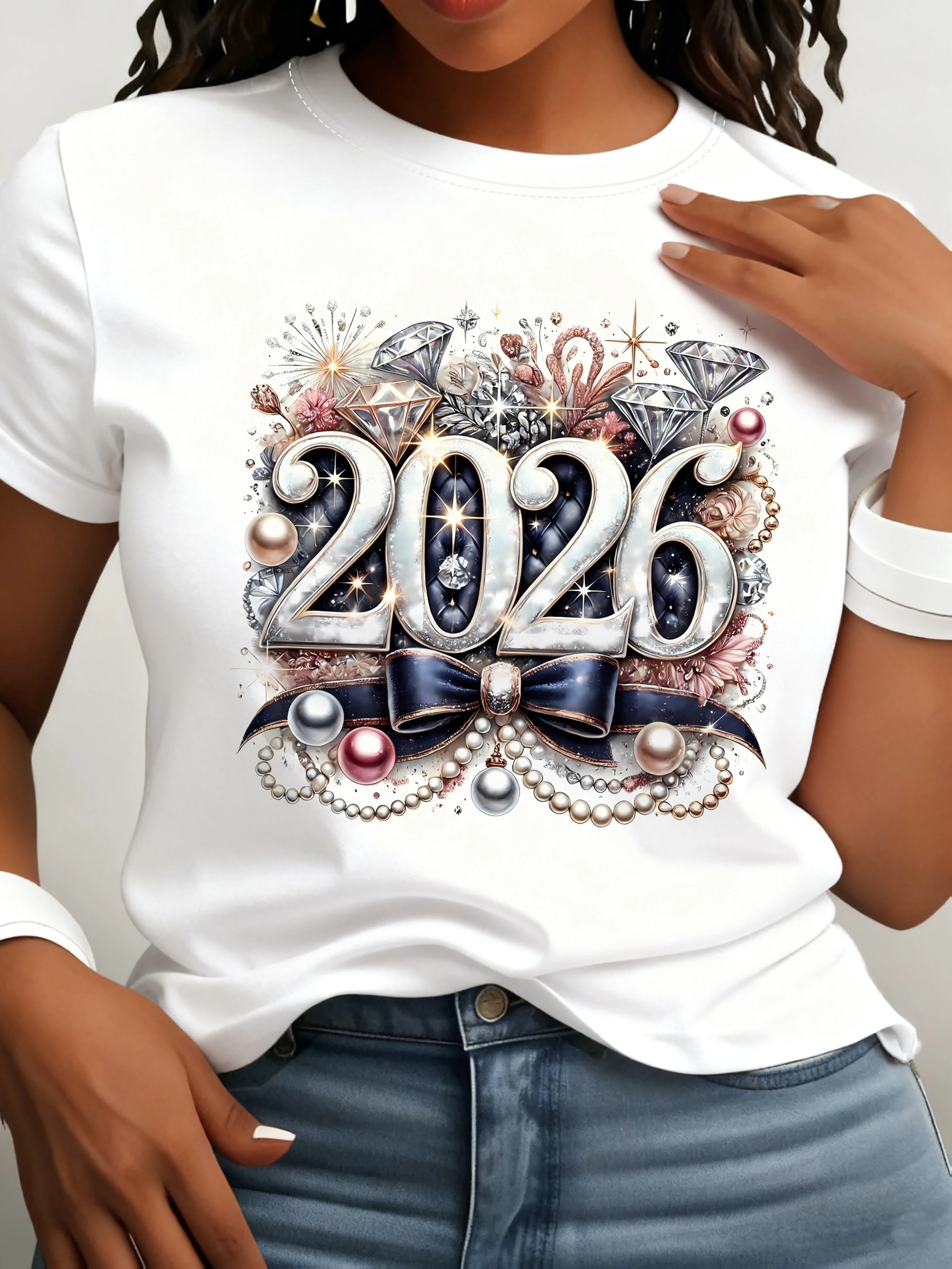 ファッショナブルな2026年新年あけましておめでとうございま - Summer Clothing Logo のレビューと価格