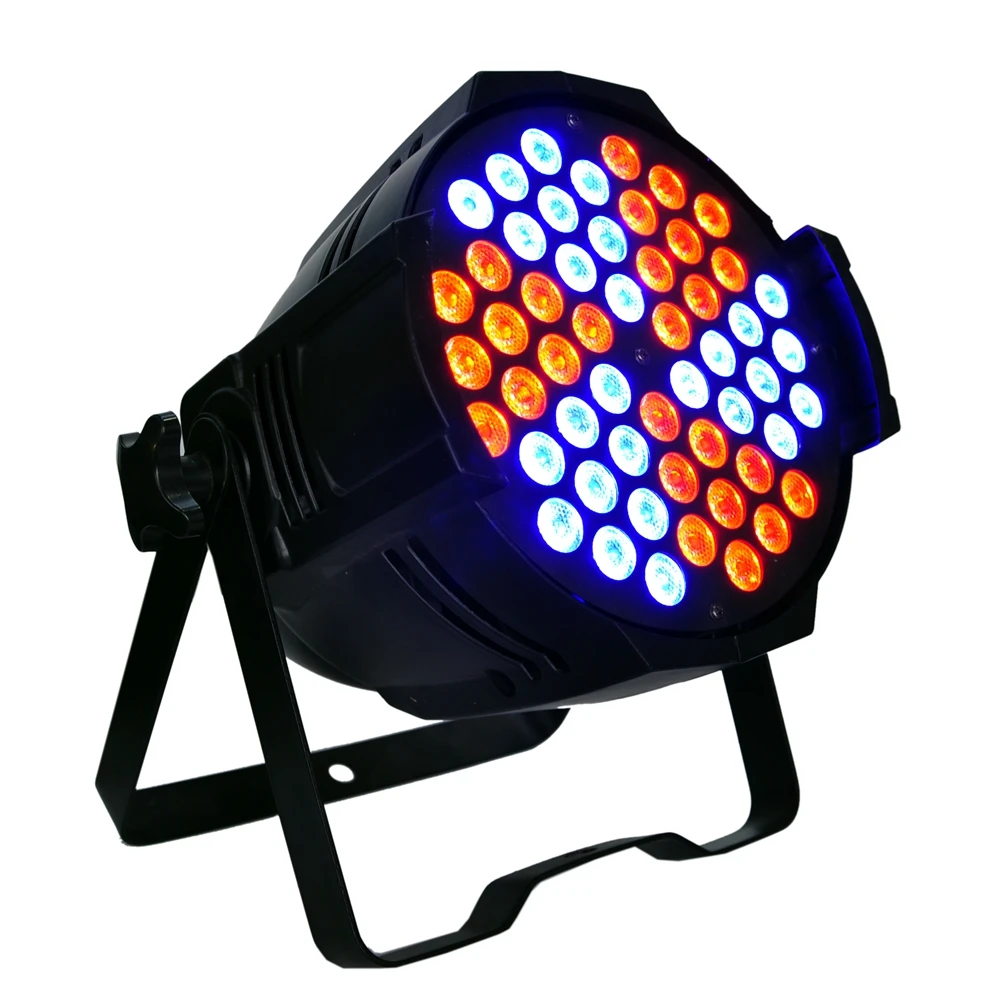 Gigertop molinete RGB 54x3W luz Par Led de aluminio flujo de agua rotación etapa molino de viento Led Par latas RGB 3 en 1 pantalla LCD TP-P54C