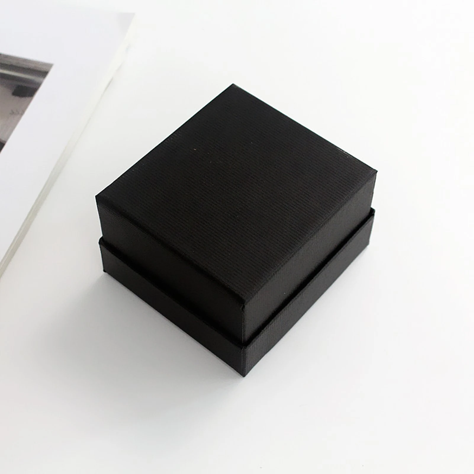 Jewelry Case with Sponge Pillow Square Dustproof Watch Display Box for Jewelry Watches Collection Display
