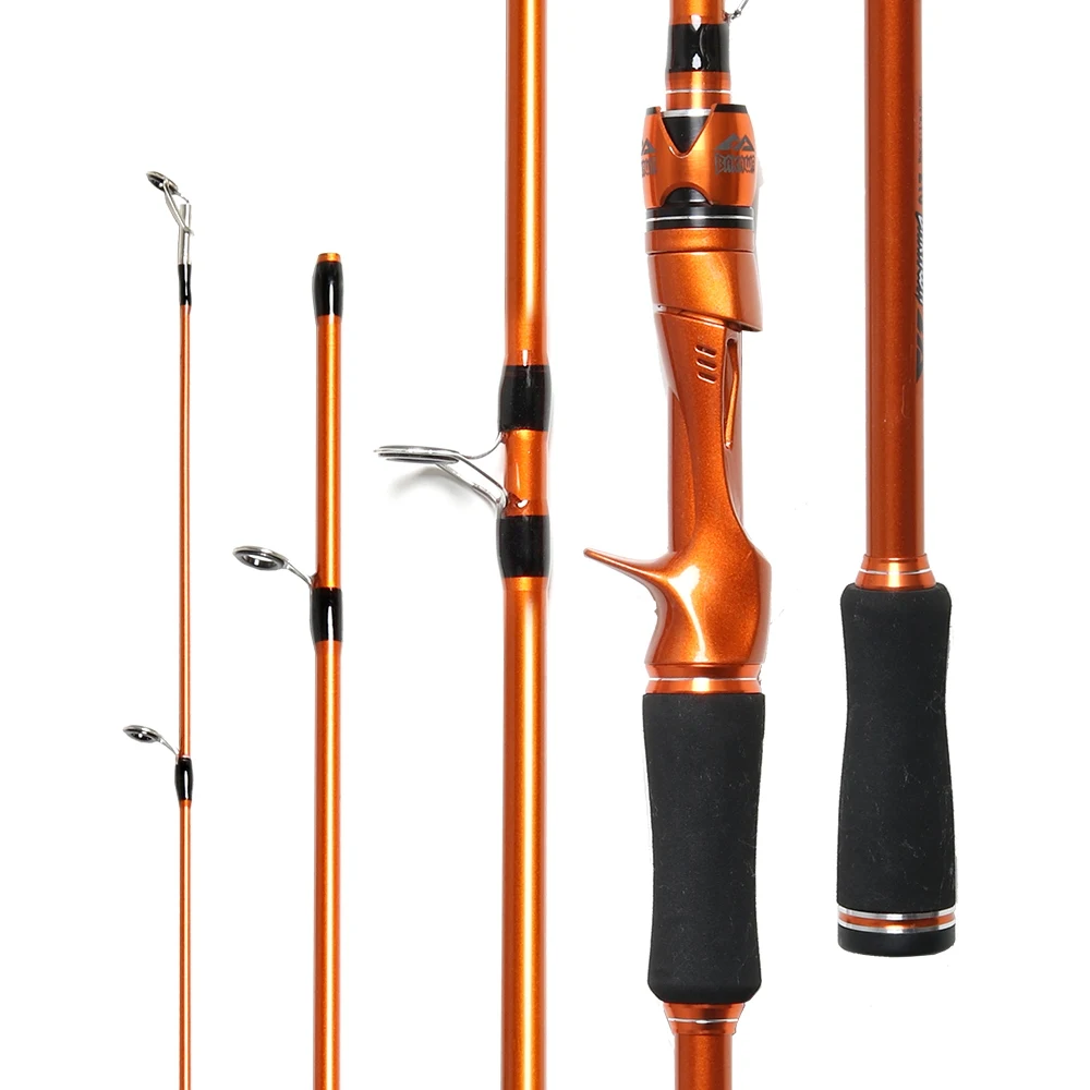 

BAKAWA 1,8 м 2,1 м приманка, удочка из углеродного волокна, спиннинговая/кастинговая удочка, переносная дорожная удочка, рыболовная приманка