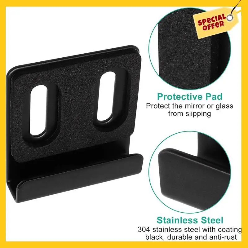 

10Pcs Heavy Duty Mirror Hanging Kit, Heavy Mirror Mounting Hardware Mirror Clips For Wall Mounting