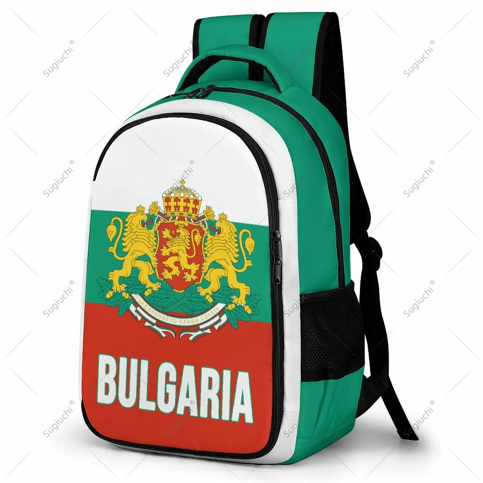 Backpack Bulgaria Flag Student Schoolbag Smart Business Travel Leisure Backpack Laptop Back Pack Office Work Bag