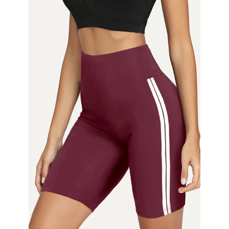 Ladies Shorts Casual Sports Style Solid Colour Shorts Daily Fitness Home Wearable Women's Sports Five Pants
