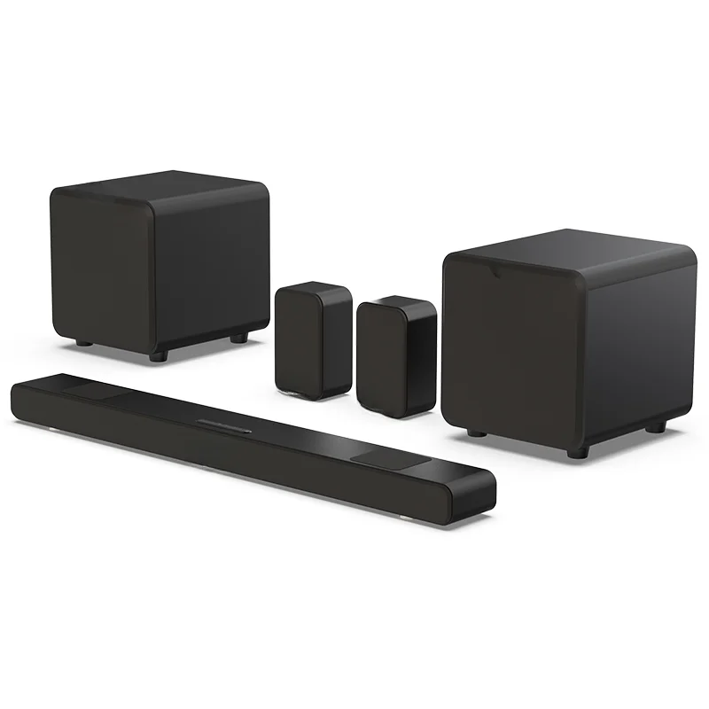 5.2-Channel Wireless Surround Sound Receiver with Multimedia Home Theater Speaker System