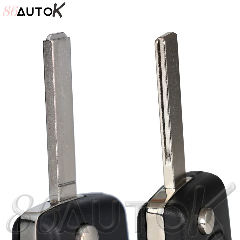 86AUTOK Etui na kluczyk zdalnego sterowania do Citroen C2 C3 C4 C5 C6 do Peugeot 207 307 308 407 607 807 Fob HU83/VA2 CE0523 CE0536 Przycisk 2/3