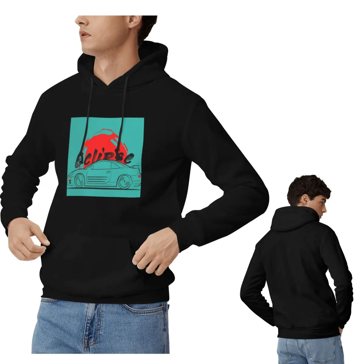 Eclipse 3 3G ECLIPSE sudaderas con capucha para hombre y mujer, Jersey informal, sudaderas, ropa de manga larga a la moda, Otoño Invierno