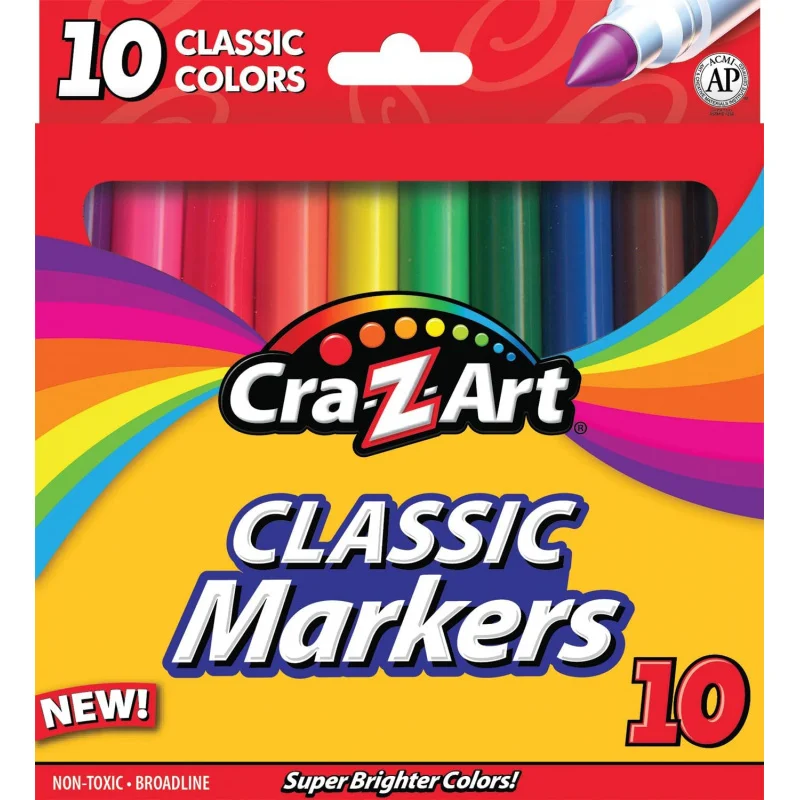 Broadline-Marker, nicht waschbar, 10 CT