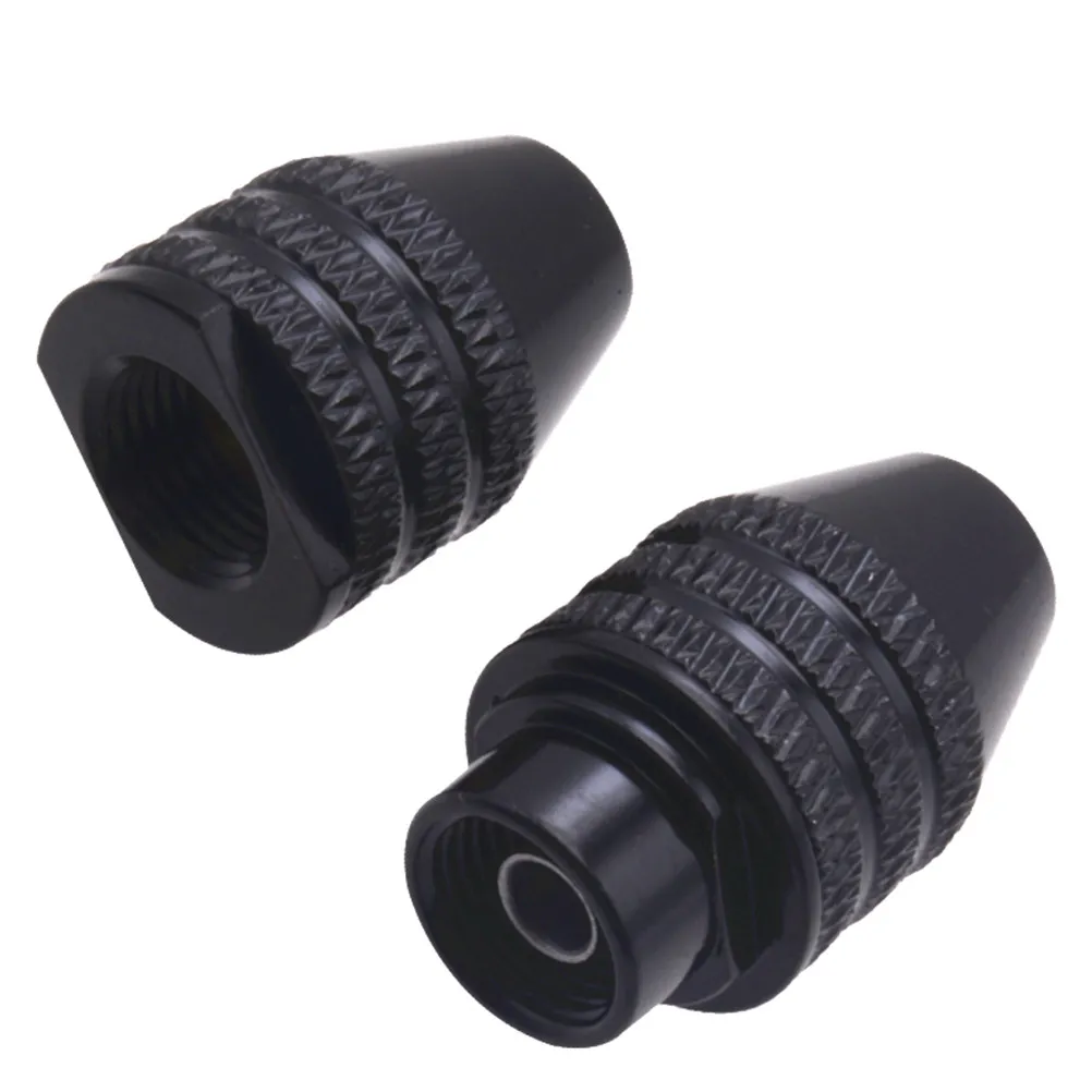 Aluminum Alloy Keyless Chuck Three Jaw Drill Chuck 8x0.75 M8 Mounting Hole Instant Bit Change 0.3mm 3.2mm Impact Driver