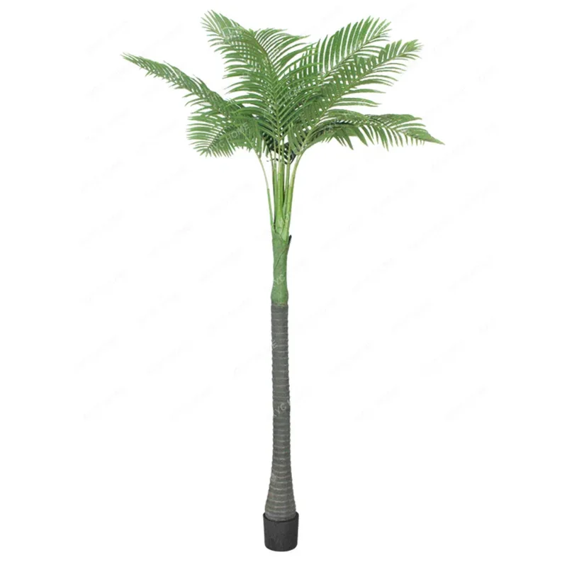 Imitative Tree Indoor Betel Nut Tree Decorative Plant Potted Living Room Floor Plastic Green Plant home decoration accessories