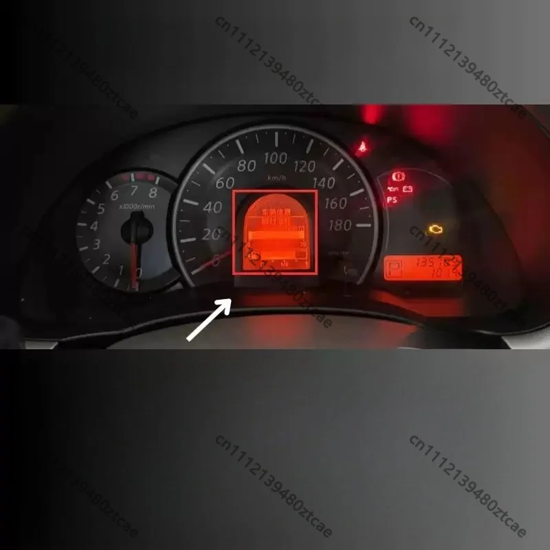 Car Dashboard LCD Display Screen For 11-16 Compact Car Instrument Panel Odometer Repair Replacement Parts