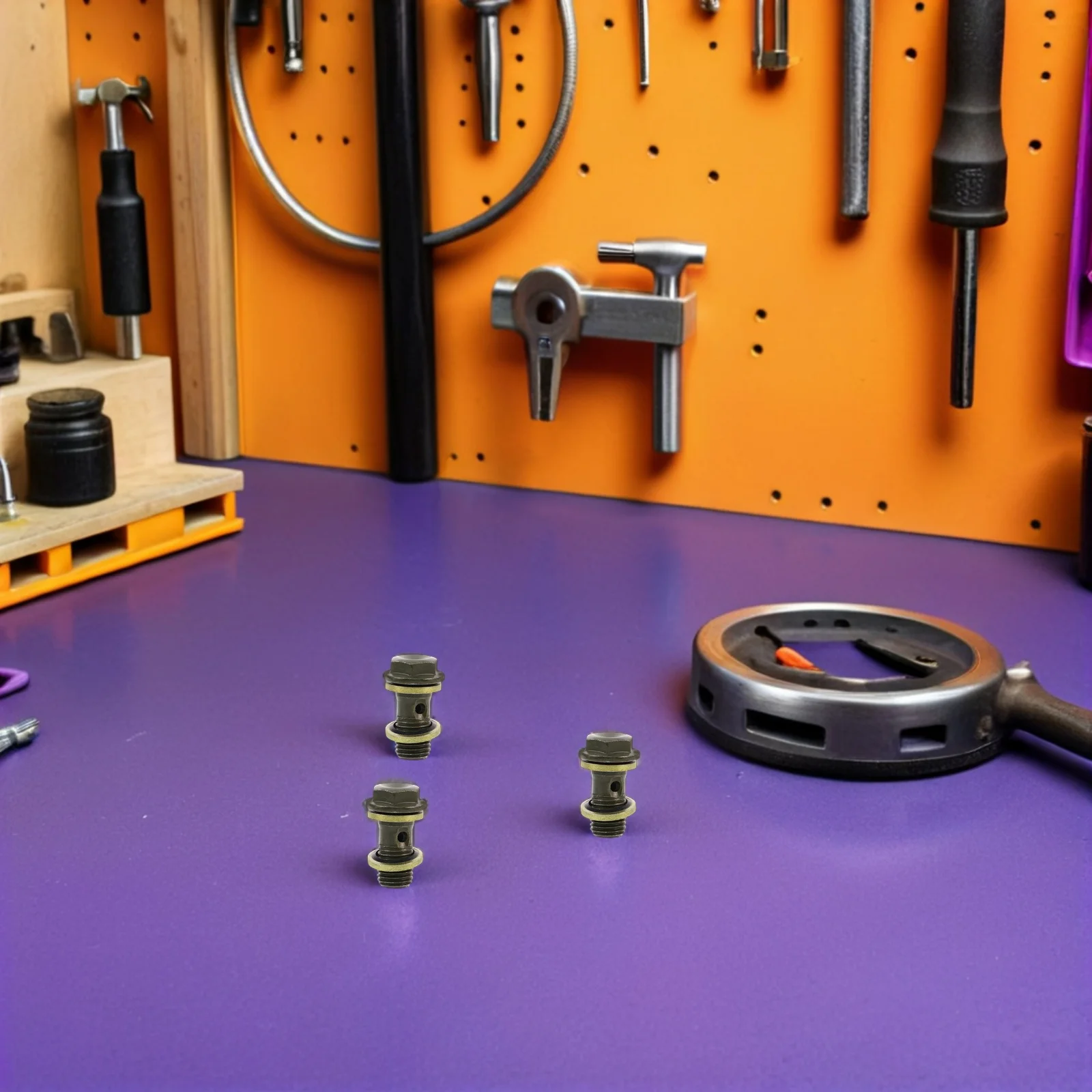 6pcs 브레이크 펌프 파이프라인 볼트 M10X1.25 금속 오토바이 Atv 스쿠터 파이프라인 피팅 키트 범용 호환성 누출 방지