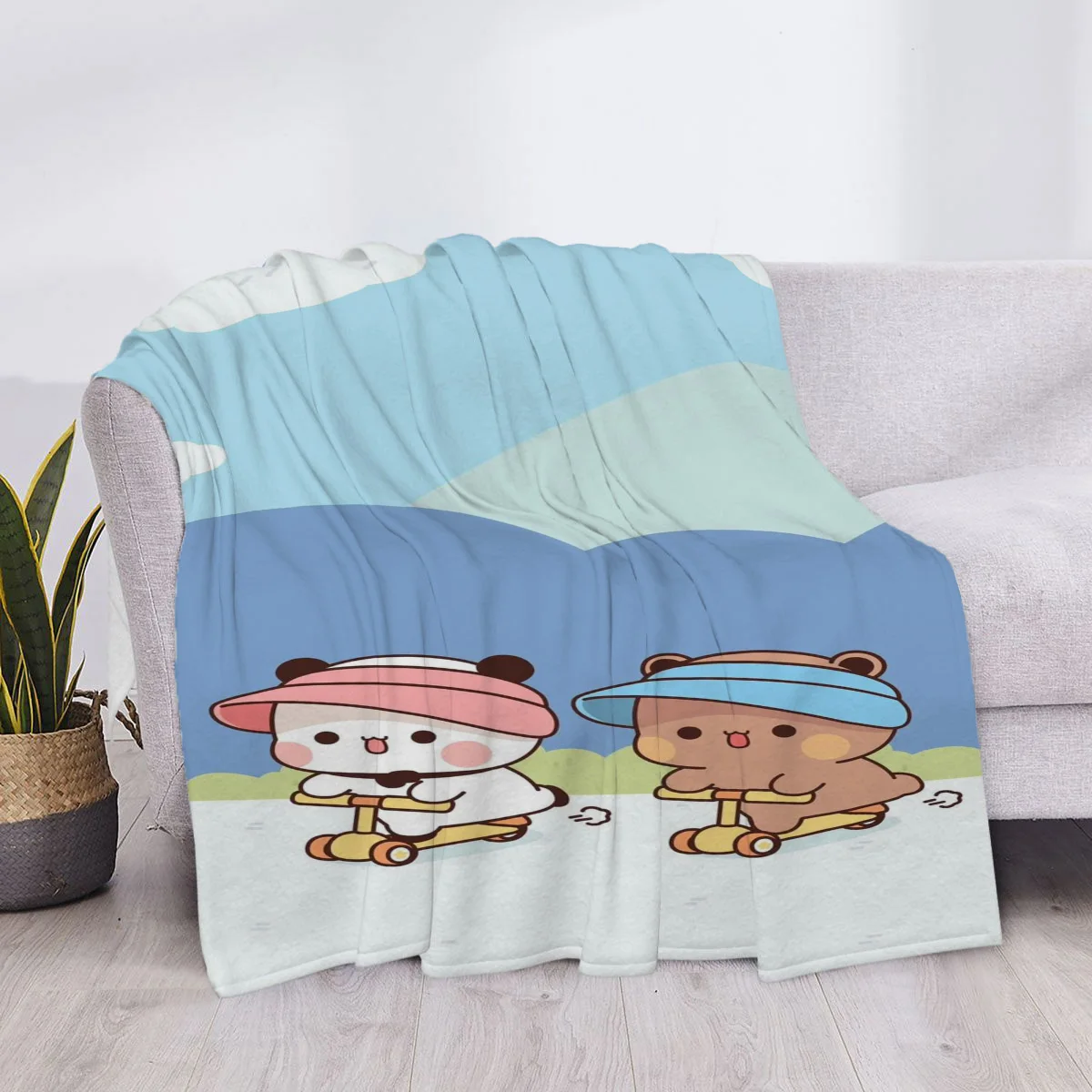 Bubu Y Dudu Child Blanket Luxury Cover Fluffy Soft Blankets & Throws Plaid Throw Sofa Knee Microfiber Star H Anime Cute Home