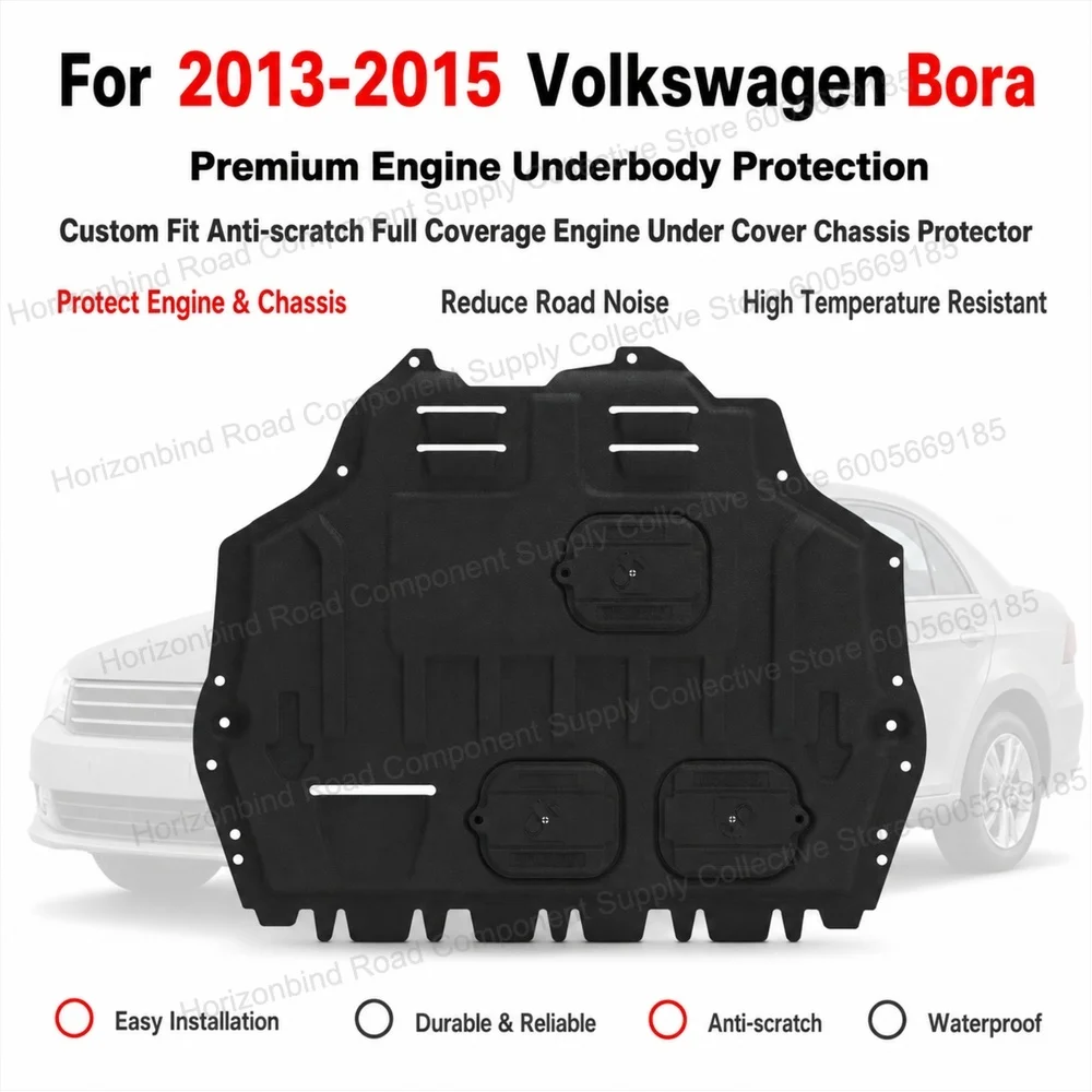 For 2013-2015 Volkswagen Bora Engine Skid Plate Under Engine Guard Direct Replacement Full Coverage