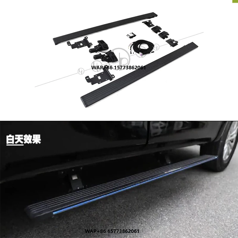 

2021-2023 Year Range Defender Electric Side Step 90/110 LED Pedal Aluminum Auto Running Board Car Accessories Parts