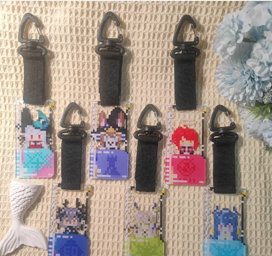 

Аниме Arknights Amiya Shu Skadi the Corrupting Heart Косплей Пиксельные бусины ручной работы кулон мультяшный брелок подарок на Хэллоуин