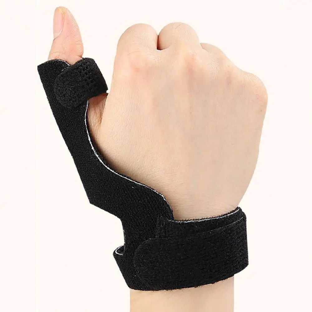 Thumb Wrist Brace Compression Sleeve with Fastener Tape Breathable Fabric Arthritis Pain Relief Protector Support Thumb Splint