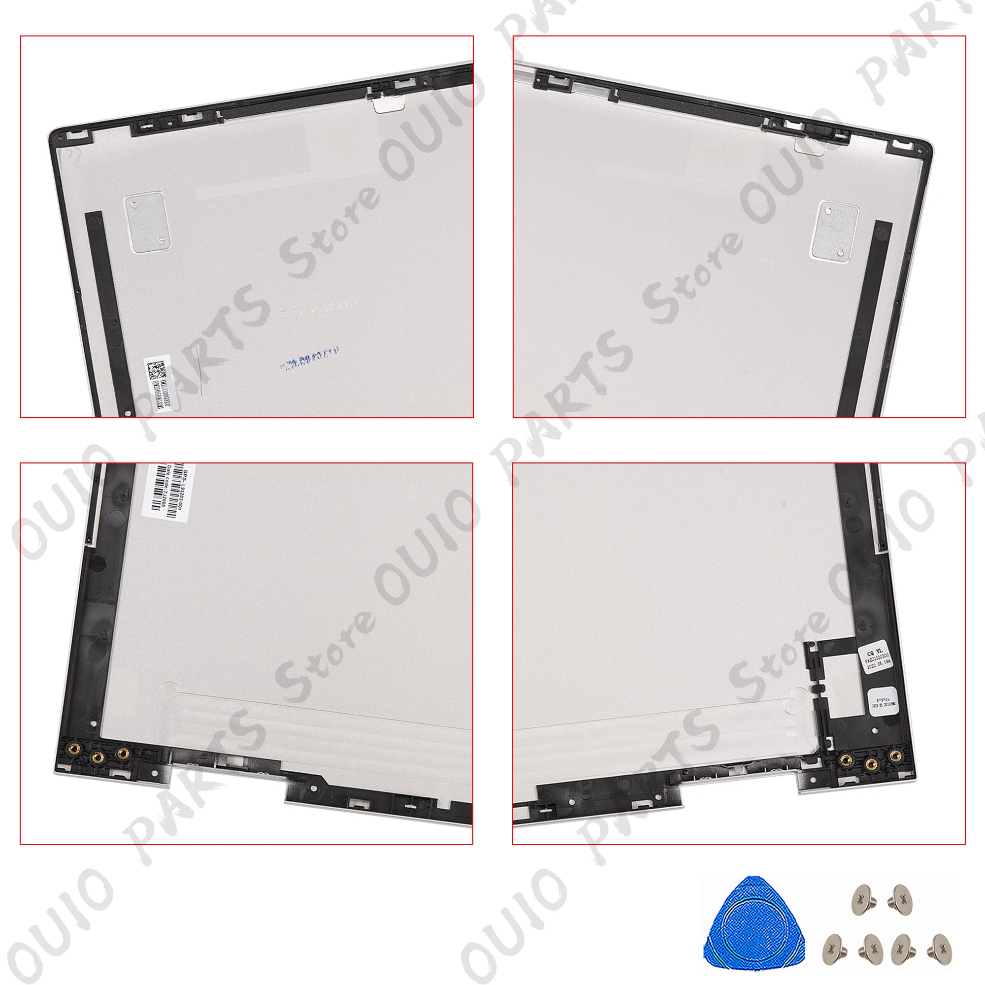 Metal Case For ENVY X360 15-ED 15M-ED 15-EE 15M-EE TPN-C149 Top Case Brown Silver 15.6inch PC Repair