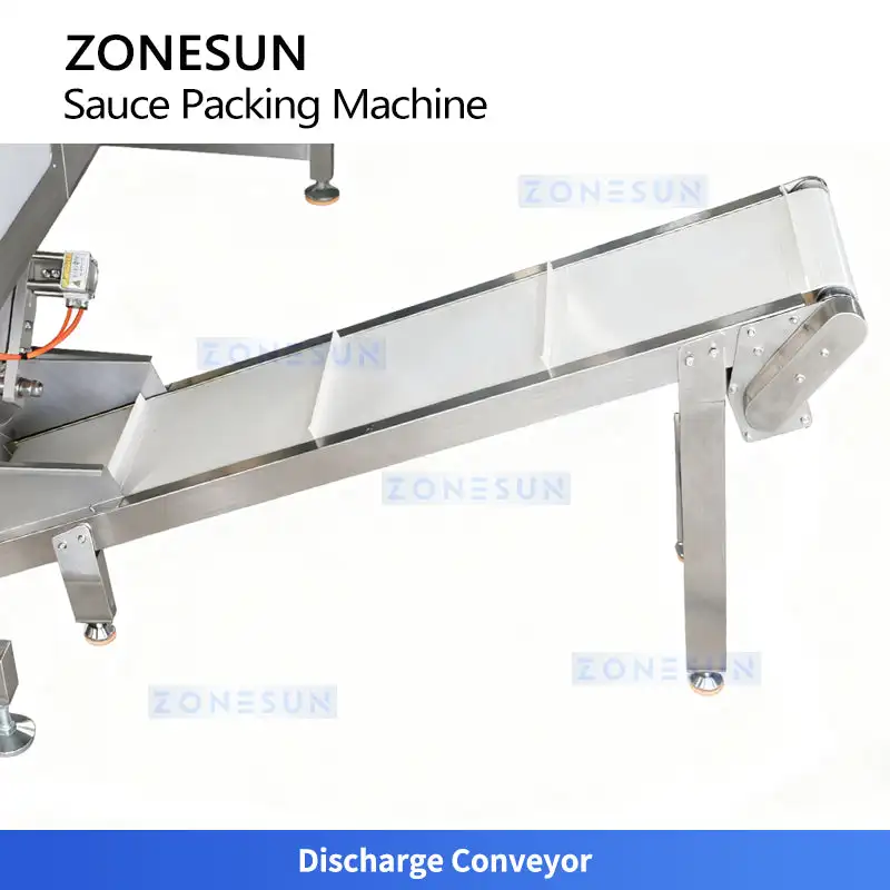 ZONESUN ZS-RPFS120X آلة تعبئة VFFS الأوتوماتيكية لملء وختم أكياس العسل والكريمة #6