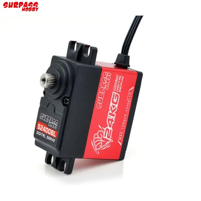 SURPASS Hobby S2400BL 24KG Brushless Digital High Speed ​​Metal Gear Mini Servo For RC Toy Car