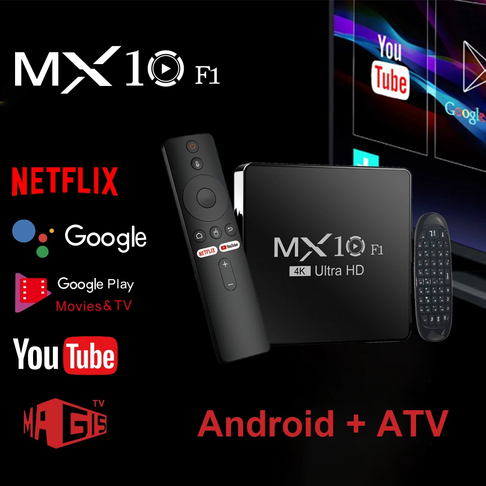 Kit telecomando Fly Air Mouse e Smart TV Box Allwinner H313 Mali-G31 Telecomando Wi-Fi 2.4G + BT5 2.4G Air Mouse