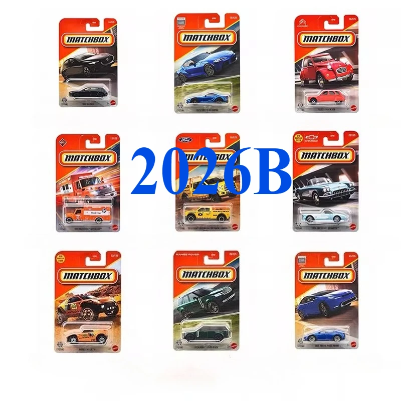 2026B coche Matchbox genuino 1/64 Terrastar internacional ambulancia Mazda Rx-8 Ford F150 camión vehículo modelo juguetes para niños regalo