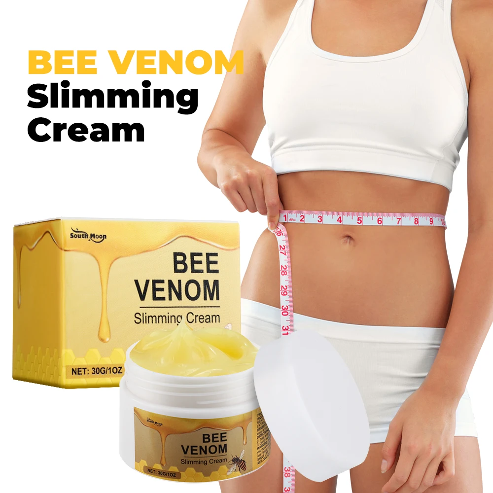 Bee Venom Massage Essential Oil Waist Belly Slimming Cream Body Fat  Anti Cellulite Cream Slimming Fat Burner Loss Weight