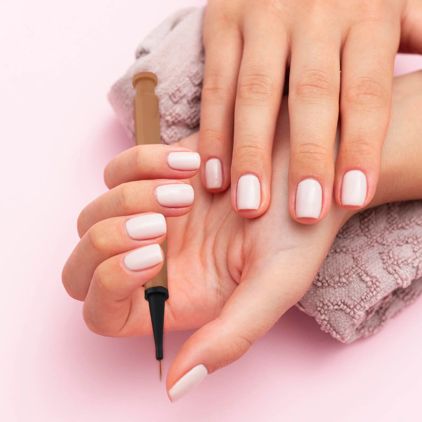 

Nail Replacement Brush Set Sleek Design Easy Multifunction Nail Art Polish Pen Mixing Plate Nails Stuff