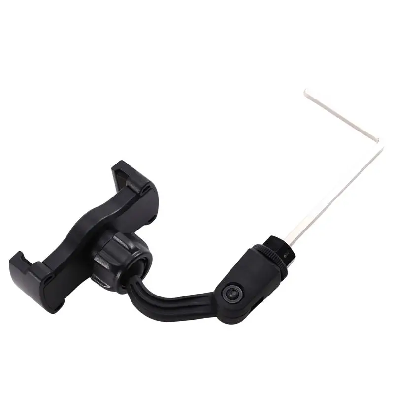 Trumpet Phone Music Lyre Portable Adjustable Trumpet Marching Phone Holder Music Attachment Bracket-A00E