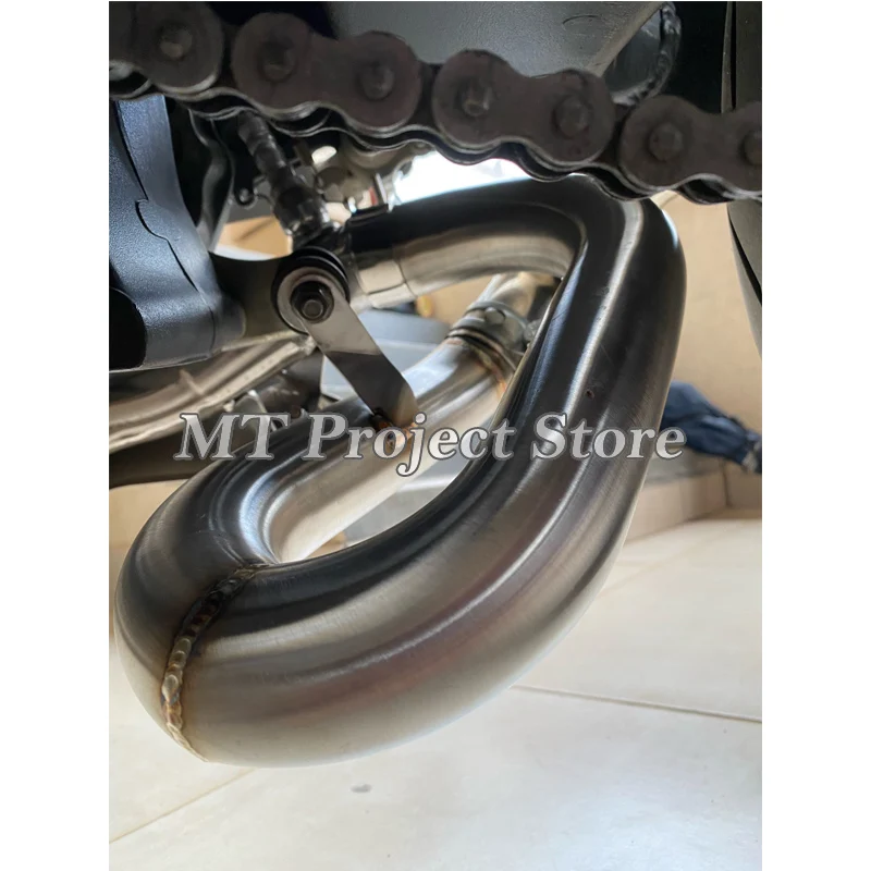 Motorcycle Exhaust Escape Modifiy Middle Link Pipe Slip On For Honda CB600F Hornet 600 CBR600F 2007 - 2013 Years Connecting Tube