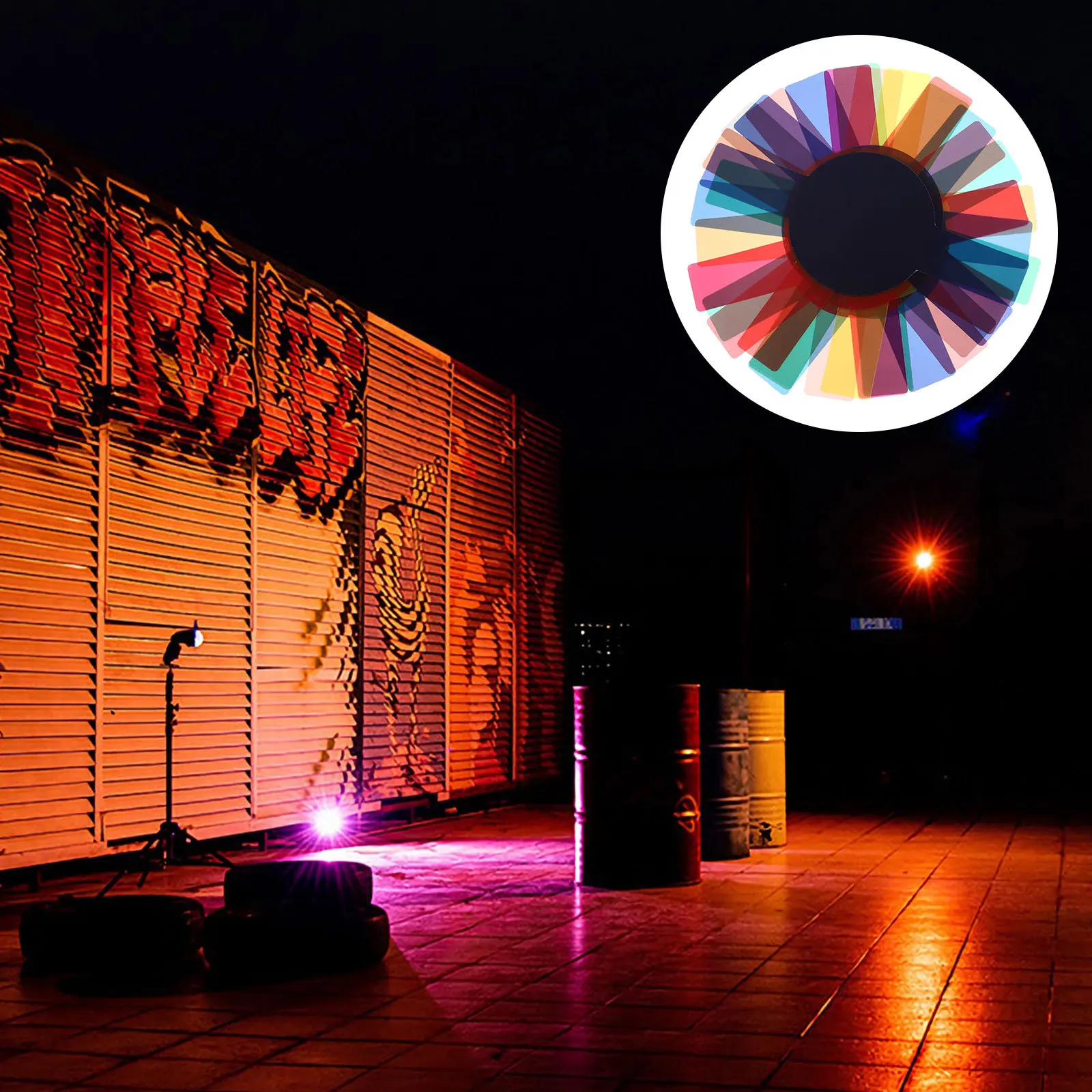 

20Pcs Camera Flash Color Filters Correction Light Filters for Photography Video Stage Lighting Color Filter Board