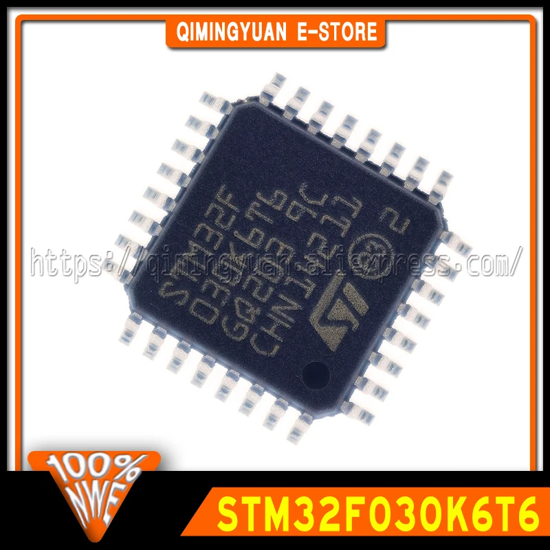 1~100PCS/LOT STM32F030K6T6 MCU 32-bit ARM Cortex M0 RISC 32KB Flash LQFP-32 New Original