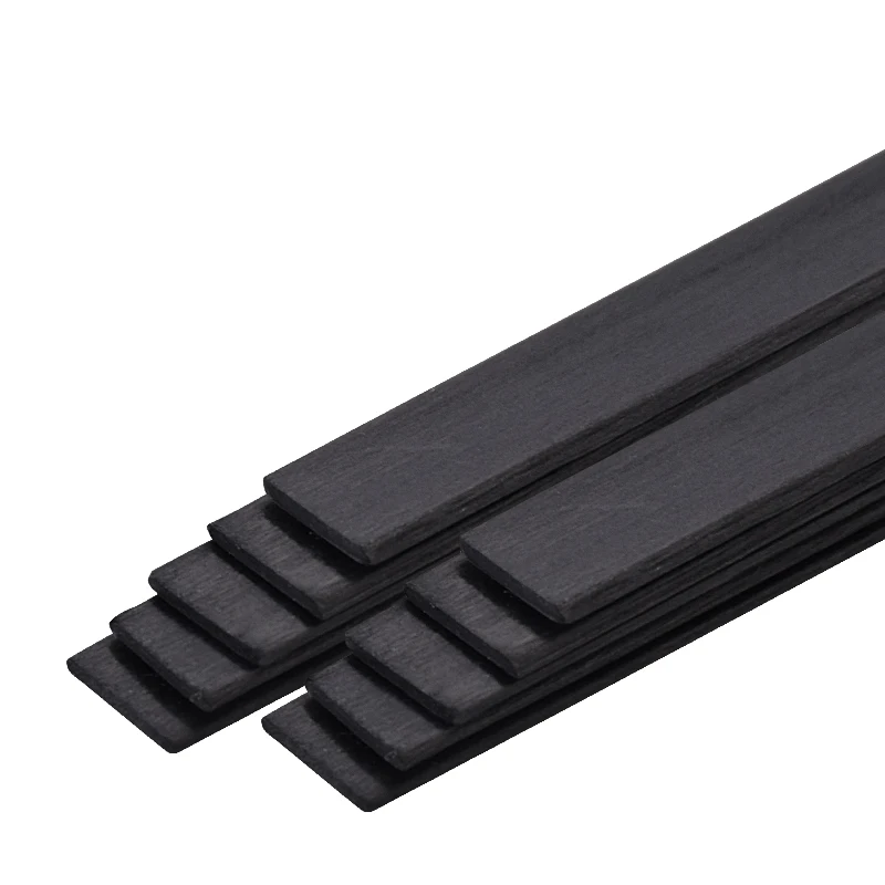 2 szt. Długość 500mm materiał włókno węglowe grubość 0.5-6mm szerokość 3-30mm płyta węglowa