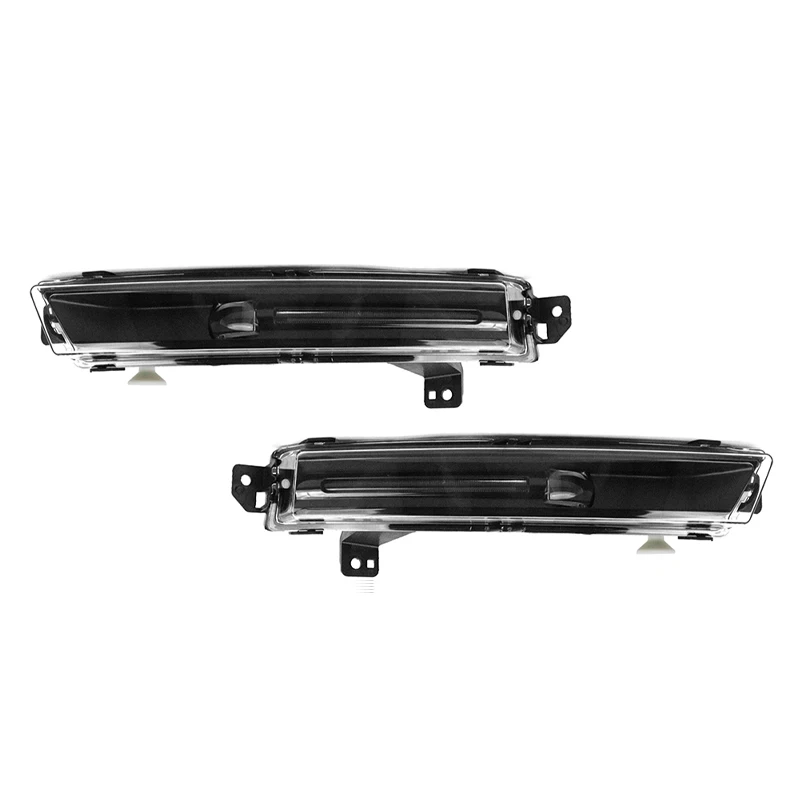 السيارات LED DRL فوجلايت الجمعية ل جاكوار F-PACE E-PACE سيارة Led الوفير الضباب مصباح النهار تشغيل ضوء لاند روفر ديسكفري 5