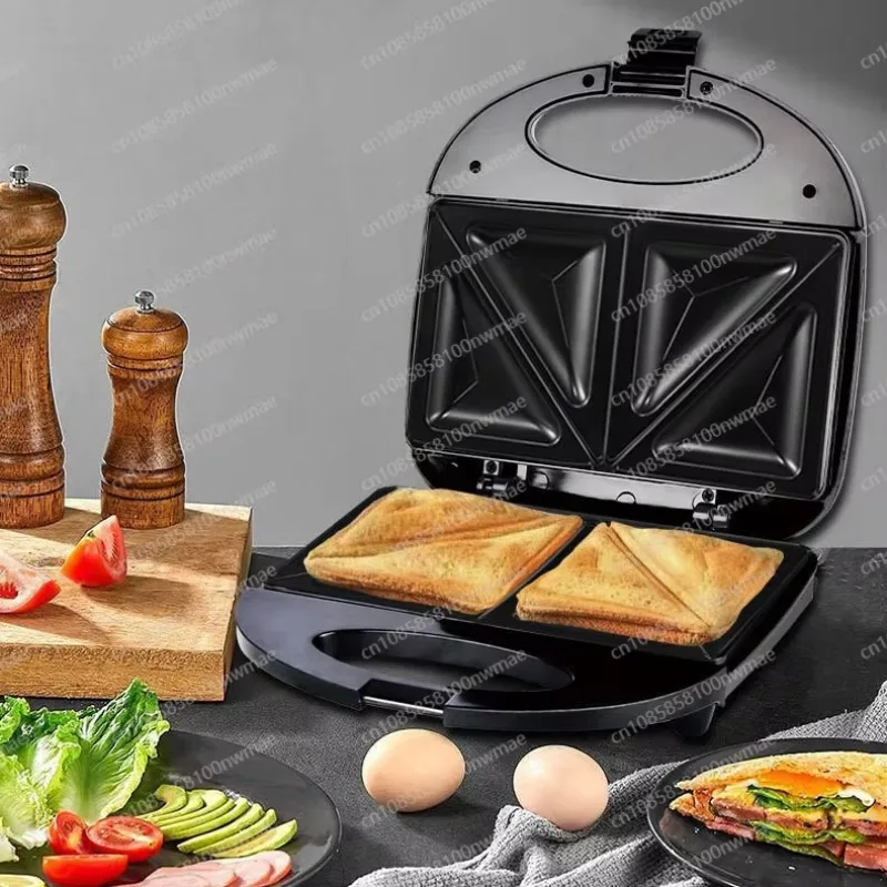 Hot-selling sandwich machine, stainless steel electric cake pan, breakfast machine, bread machine, baking machine