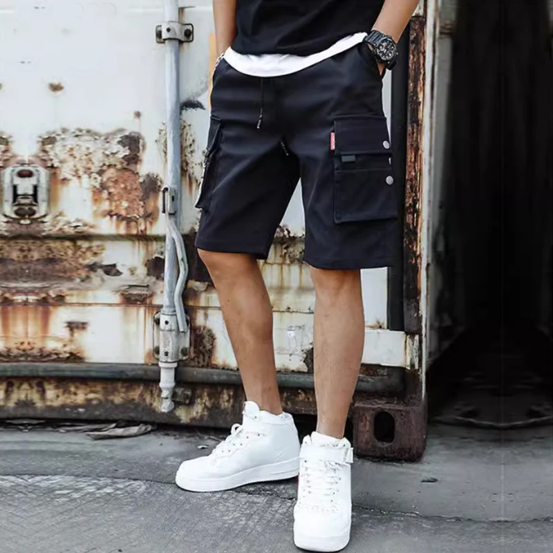 Cargo Shorts Men\'s fashion summer ins casual casual pants students trend port wind pants