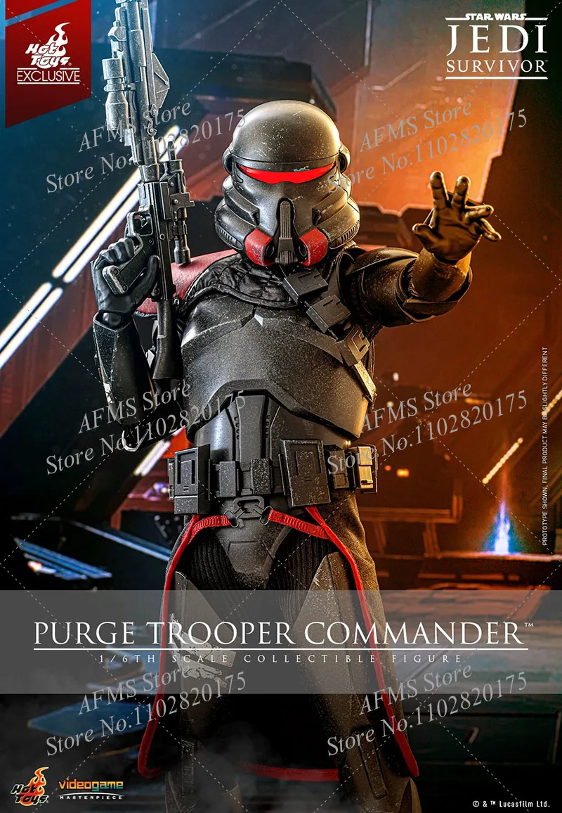 HotToys VGM67 1/6 Scale Collectible Figure Purge Trooper Commander Star Wars Jedi Survivor 12Inch Men Soldier Action Figure