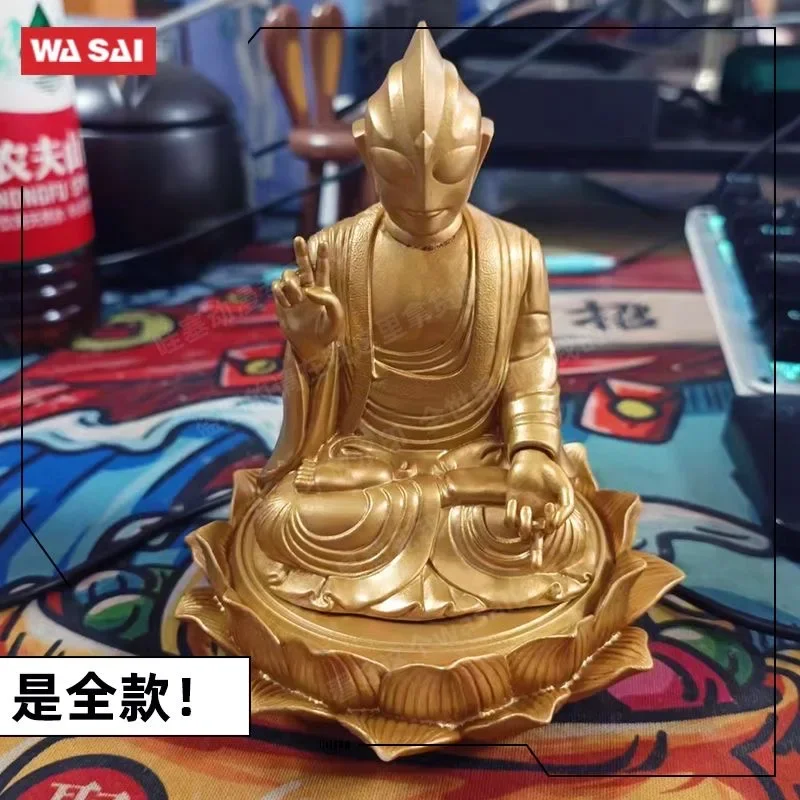 7cm 11cm Anime figure Bodhisattva Altman Collectible Figures Avalokitesvara Tiga Golden Body Buddha Model Toys Gifts