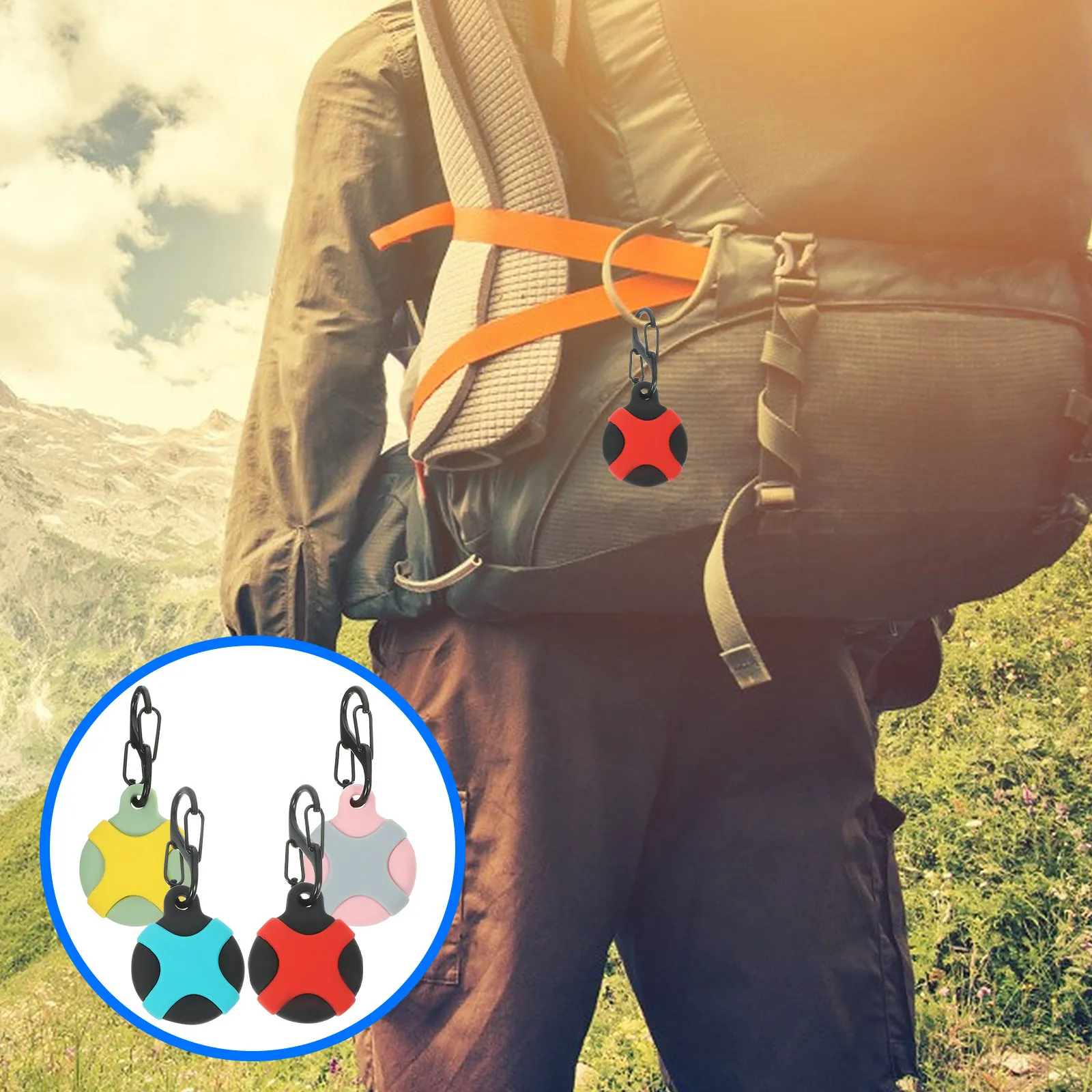 

Водонепроницаемый защитный чехол, 4 шт., легкий силиконовый чехол для локаторов, противоударный защитный чехол для трекера, защита от царапин, для улицы