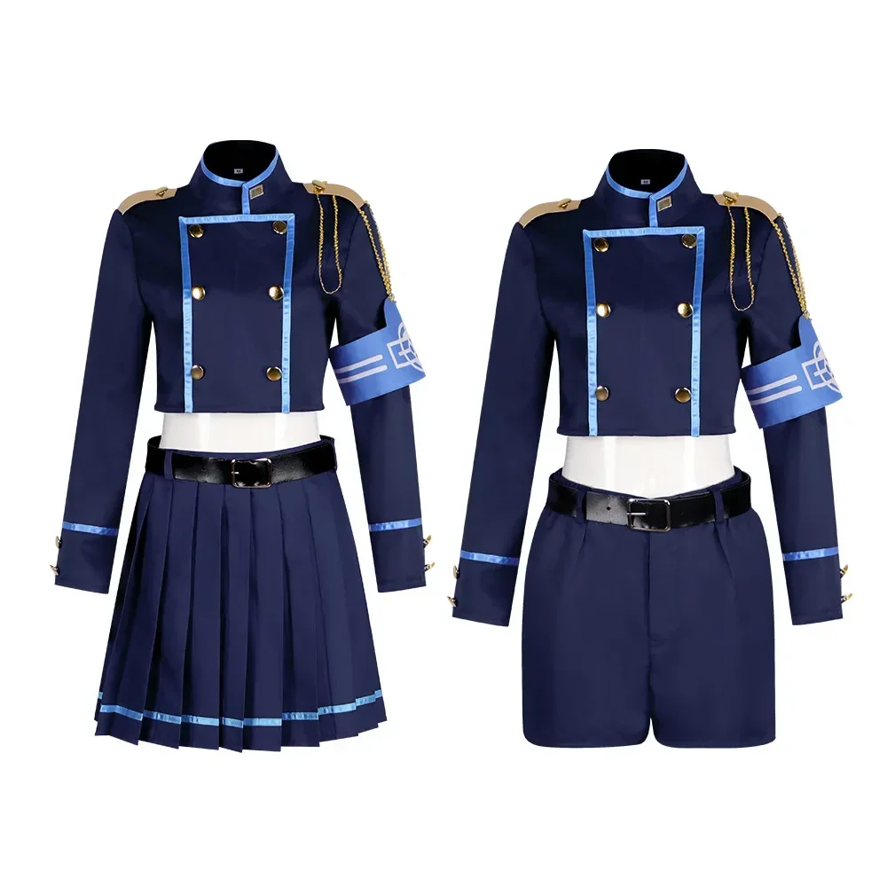 Tachibana Hikari Railway Academy Uniforme scolastica Gioco cosplay Archivio blu Costume Parrucca Tachibana Nozomi Halloween Party JK Set