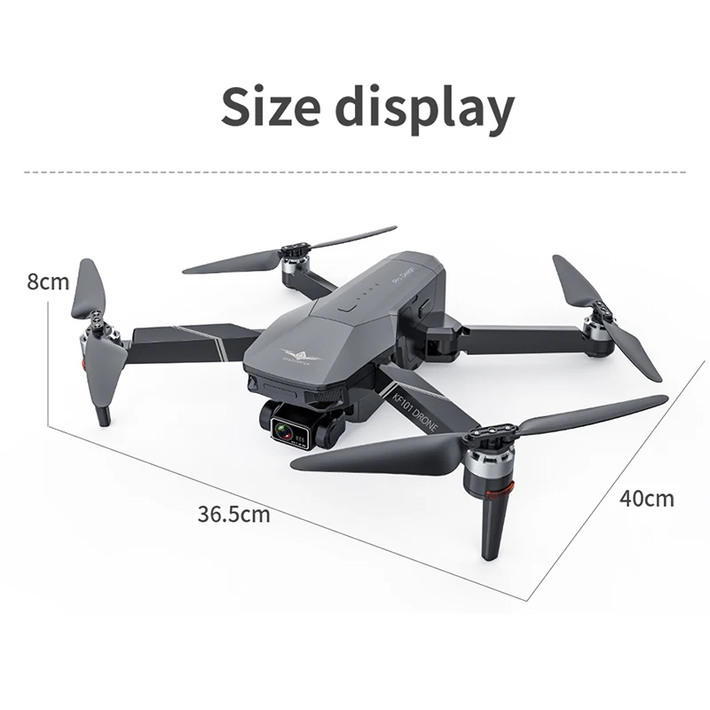 KF101 MAX-S / KF101 MAX1 GPS Drone 4K Camera with 3-Axis EIS Anti-Shake Gimbal Professional Quadcopter Brushless WiFi FPV Dron