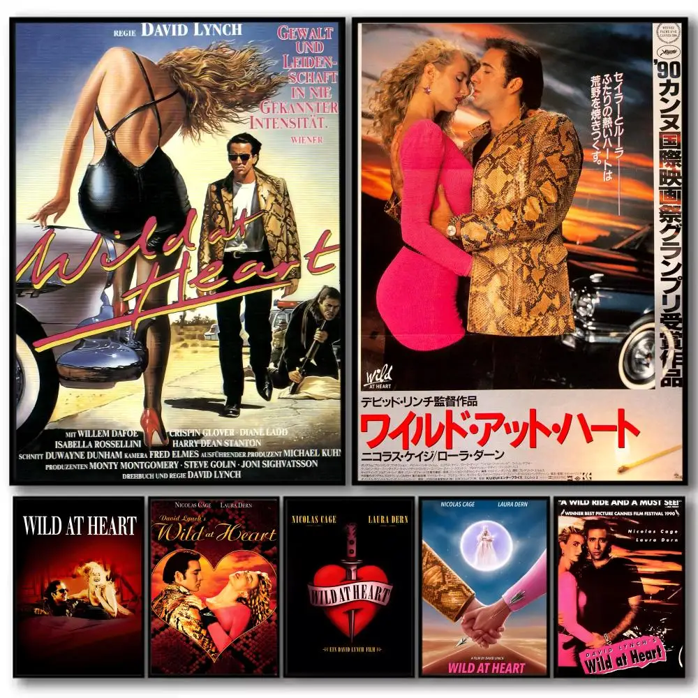 Classic Movie W_Wild at H_Heart HD Linen Canvas Poster Wall Art Prints for Living Room Bedroom Office Home Decoration Gift