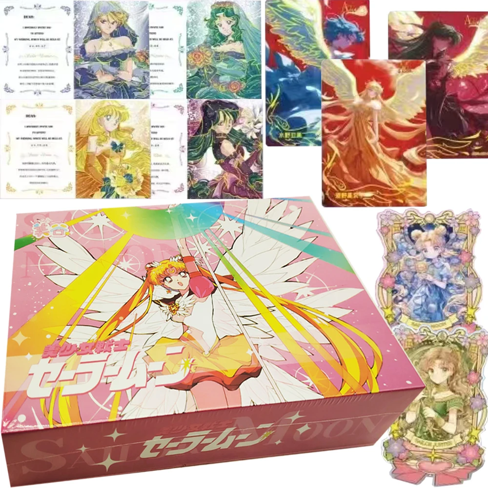 

Популярные коллекционные карты аниме «Сейлор Мун», милые красивые девушки, изысканное искусство, эксклюзивные персонажи, SSR UR SR, коллекционные карты, подарки