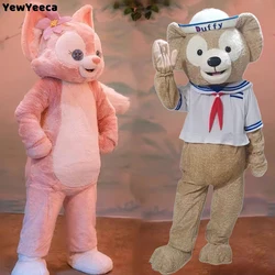 Duffy LinaBell StellaLou Mascot Costume Disney Cartoon Doll Fox Bunny Cosplay Suit Animal Anime Characters Performance Outfits