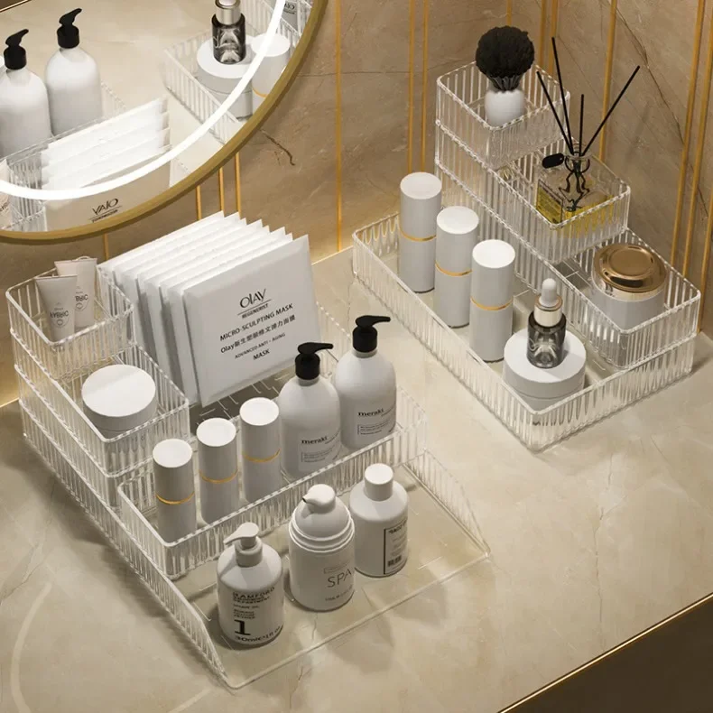 Transparente Schublade zur Aufbewahrung von Schmuck und Accessoires, Plastik-Organizer für Haushaltsgegenstände und Kosmetik – Detail 9