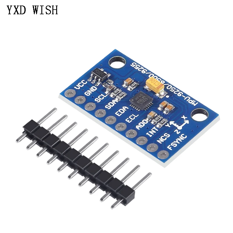 10pcs IIC I2C SPI MPU6500 MPU-6500 6-Axis Gyroscope Accelerometer Sensor Module Replace MPU6050 With Pins GY-6500 Sensors