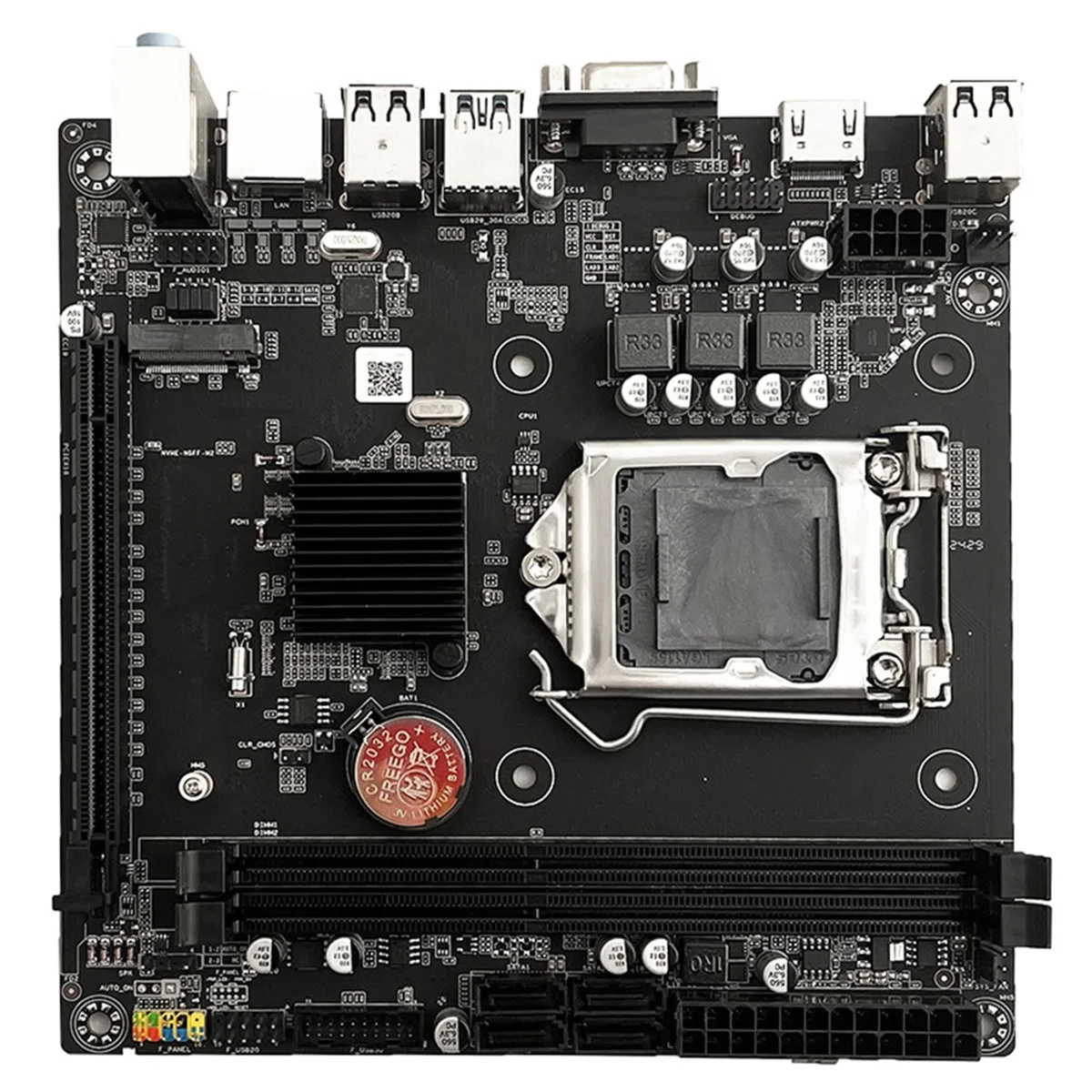 N18R B75M ITX マザーボード LGA 1155 デスクトップ PC サポート DDR3 RAM NGFF NVME M.2 インターフェイス USB SATA3.0 ベースプレート